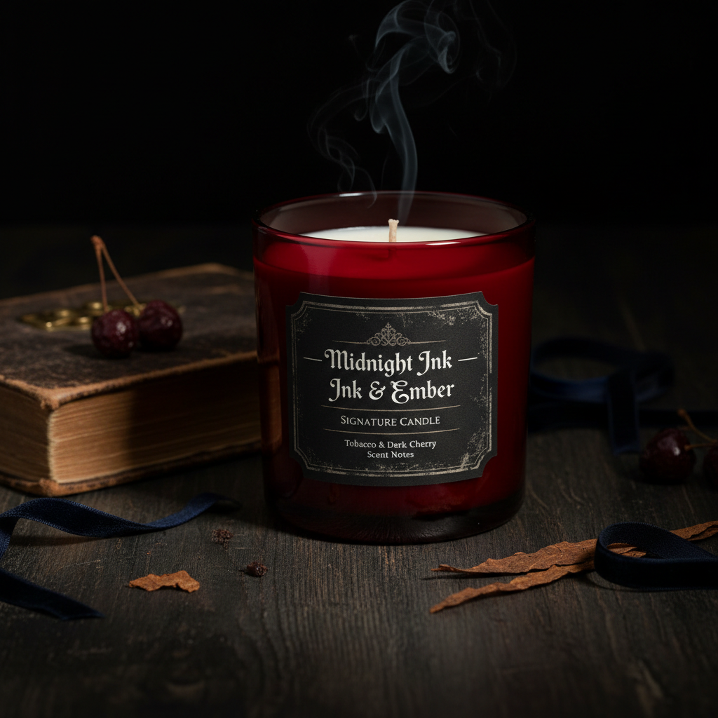 Midnight Ink Candle