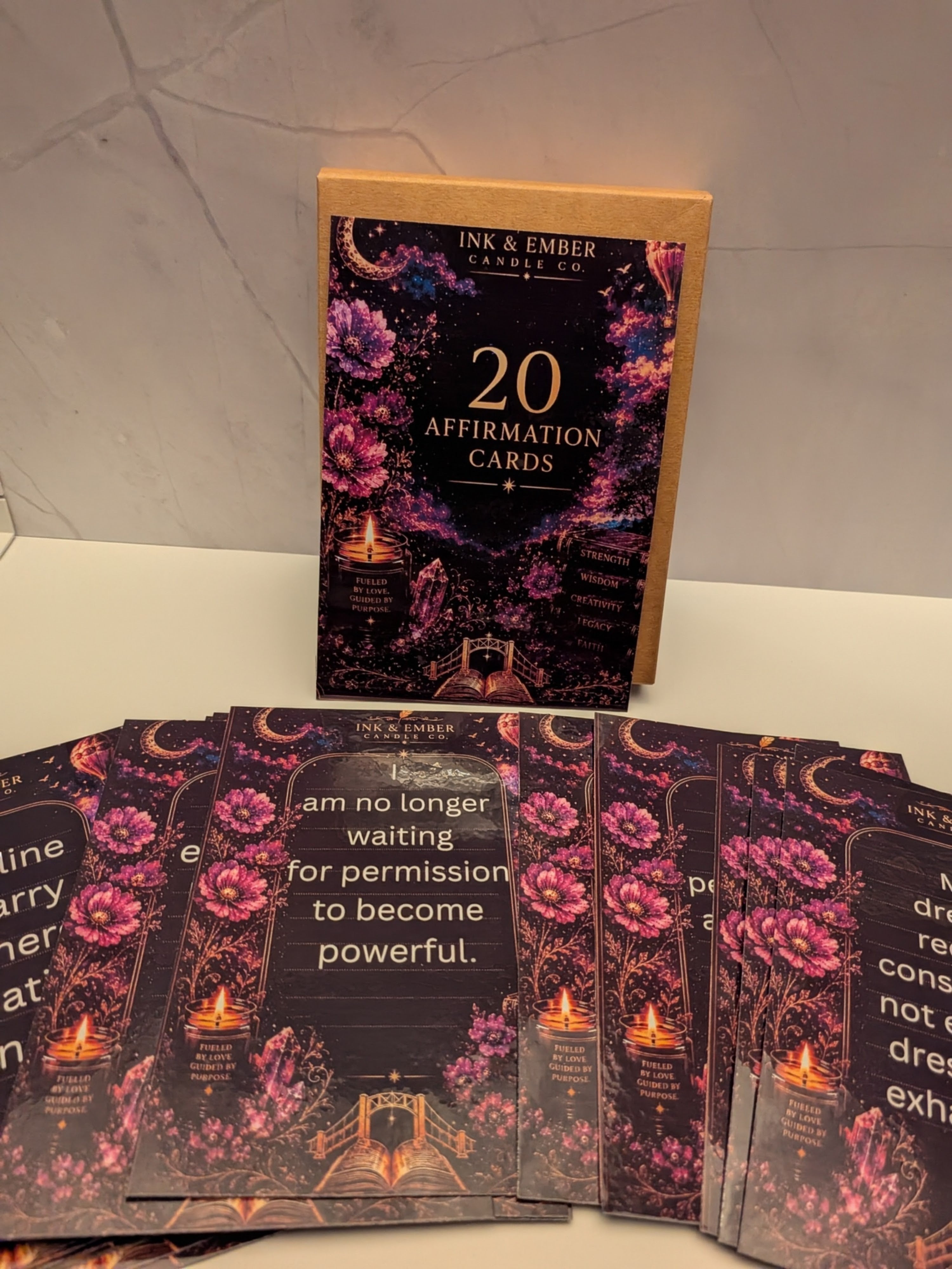 Rise and Reflect custom made Affirmation Cards