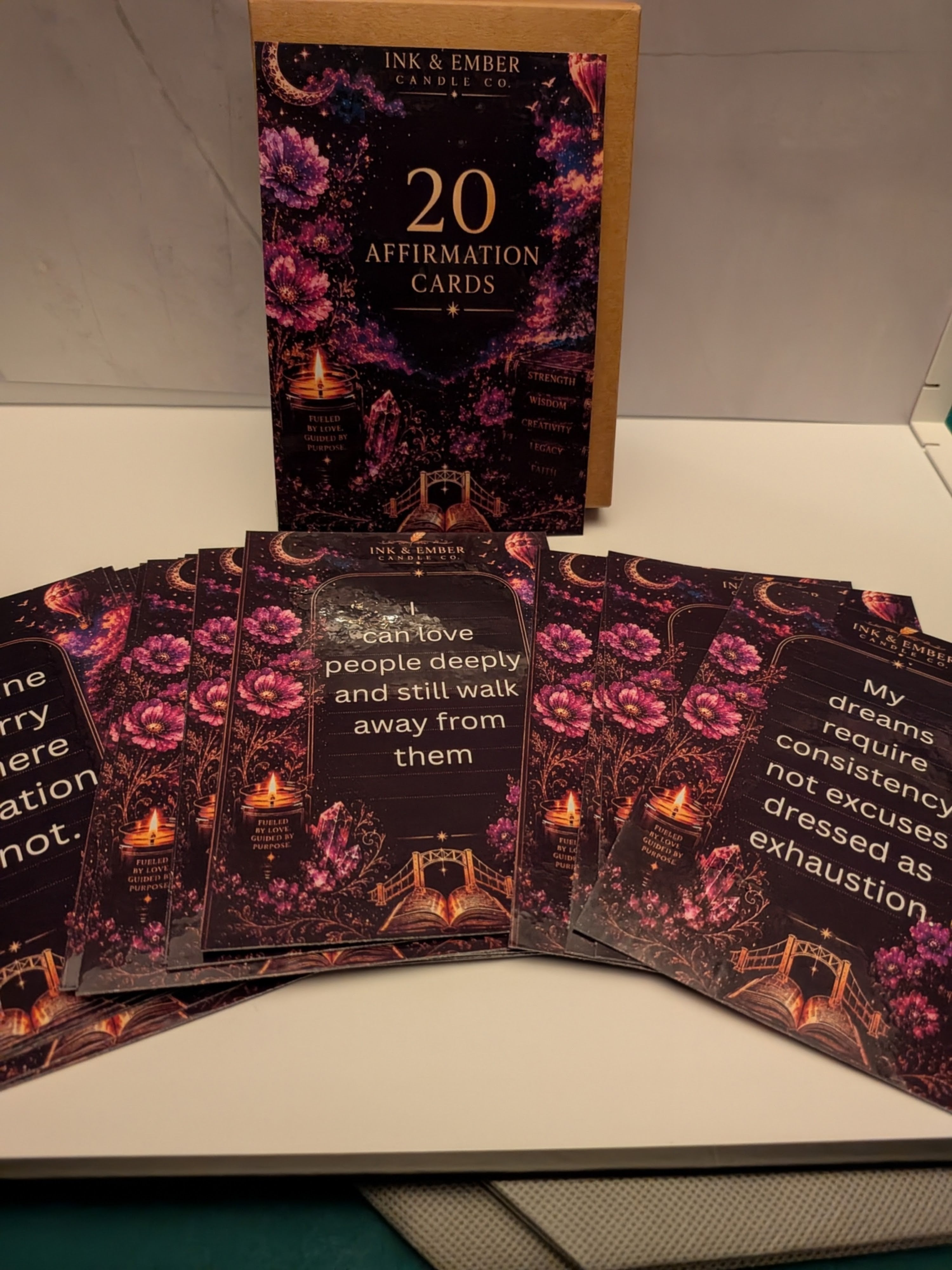Your Story, Your Strength™ — Personalized Affirmation Cards (Set of 20, Printed & Shipped)